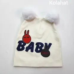 کلاه بچگانه تریکو طرح BABY - عمده (KLT-3480)