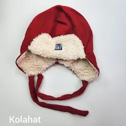 کلاه خلبانی بچگانه مخمل کبریتی - عمده (KLT-3471)