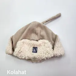 کلاه خلبانی بچگانه مخمل کبریتی - عمده (KLT-3471)