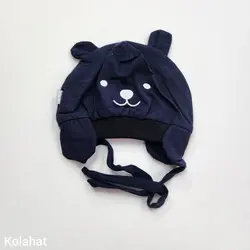 کلاه بچگانه تریکو گلدوزی خرسی - عمده (KLT-3475) &ndash; کلاهت