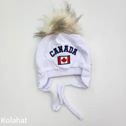 کلاه تریکو پوم دار طرح CANADA - عمده (KLT-3486) &ndash; کلاهت