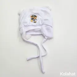 کلاه تریکو داخل خز طرح خرسی - عمده (KLT-3484) &ndash; کلاهت