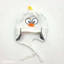 کلاه تریکوی شاخدار طرح اردک - عمده (KLT-3487)