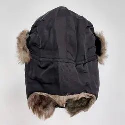 کلاه خلبانی پشم شیشه مشکی ( KLT-T104 ) &ndash; فروشگاه کلاهت