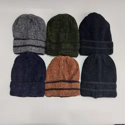 کلاه بافت مخمل مردانه عمده ( KLT-O182 ) – کلاهت