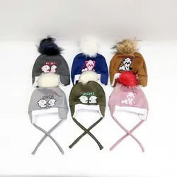 کلاه نوزادی گوشدار طرح میکس عمده ( KLT-O167 ) &ndash; کلاهت