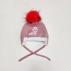 کلاه نوزادی گوشدار طرح میکس عمده ( KLT-O167 ) &ndash; کلاهت