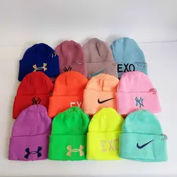 کلاه رنگی بافت پرسینگی عمده ( KLT-O156 ) &ndash; کلاهت