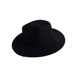 کلاه فدورا خاخامی نمدی مشکی (KLT-T48) – کلاهت