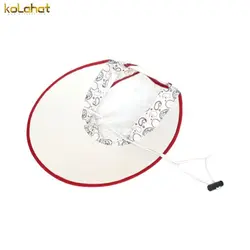 آفتابگیر کلاه دار زنانه طرح دار ( KLT-T25 )