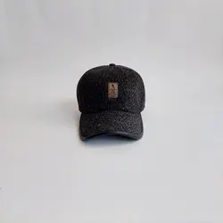 کلاه نقاب دار زمستانی کتان مشکی عمده ( KLT-O34 ) &ndash; کلاهت