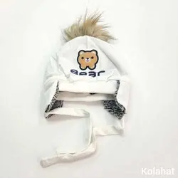 کلاه تریکوی خرسی پوم دار - عمده (KLT-3492)