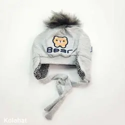 کلاه تریکوی خرسی پوم دار - عمده (KLT-3492)
