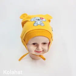 کلاه تریکوی بچگانه گوشدار - عمده (KLT-3543)