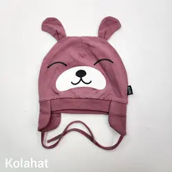 کلاه تریکوی بچگانه طرح لبخند - عمده (KLT-3545)