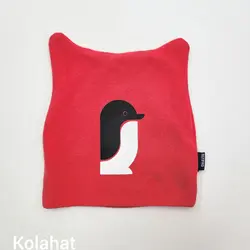 کلاه تریکوی نوزادی طرح پنگوئن - عمده (KLT-3538)