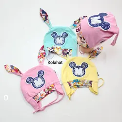 کلاه تریکوی نوزادی پولکی - عمده (KLT-3565)