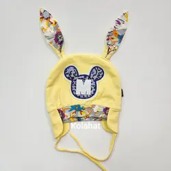 کلاه تریکوی نوزادی پولکی - عمده (KLT-3565)