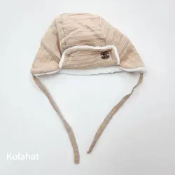 کلاه کاپیتانی نخی نوزادی - عمده (KLT-3561)
