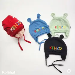 کلاه بچگانه تریکو طرح KENZO - عمده (KLT-3555)
