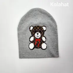 کلاه تریکوی خرسی بچگانه - عمده (KLT-3605)