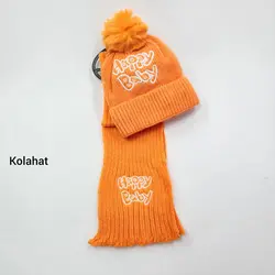 کلاه و شال بچگانه وارداتی - عمده (KLT-3597)