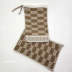 کلاه و شالگردن پسرانه ریز بافت - عمده (KLT-3634)