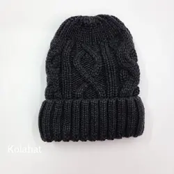 کلاه بافت مردانه داخل خز - عمده (KLT-3635)