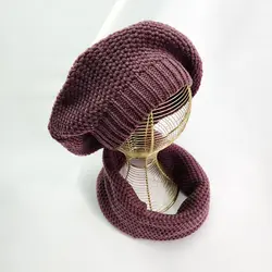 کلاه فرانسوی زنانه و شال گردن رینگی - عمده (KLT-3643)