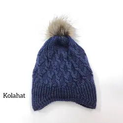 کلاه بافت گوشدار بچگانه - عمده (KLT-3658)