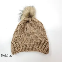 کلاه بافت گوشدار بچگانه - عمده (KLT-3658)