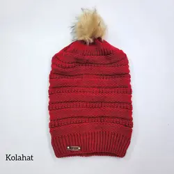 کلاه بافت داخل خز زنانه - عمده (KLT-3714)