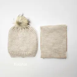 کلاه و شال گردن بچگانه ساده