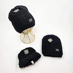 کلاه بافت زمستانی مشکی ck