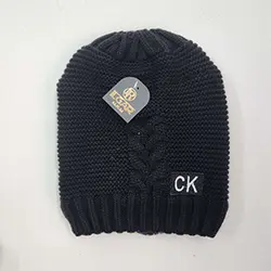 کلاه بافت زمستانی مشکی ck