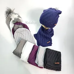 کلاه و شالگردن زنانه-عمده