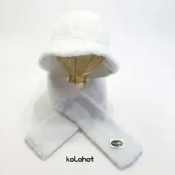 کلاه و شال گردن روسی زنانه (KLT-T173) &ndash; کلاهت