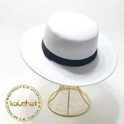 کلاه فدورا رنگی مجلسی نوار مشکی (KLT-T227) &ndash; کلاهت