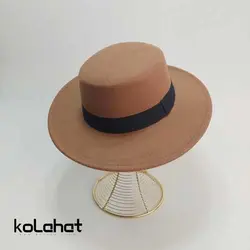 کلاه فدورا رنگی مجلسی نوار مشکی (KLT-T227) &ndash; کلاهت