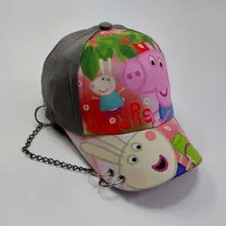 کلاه بچگانه مدل چاپی زنجیری - عمده (KLT-1468)