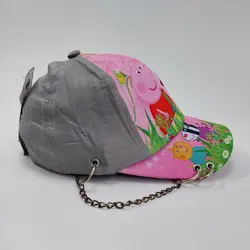 کلاه بچگانه مدل چاپی زنجیری - عمده (KLT-1468)