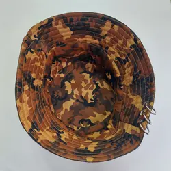 کلاه ماهیگیری باکت هت دورو پرسینگی ساده و پلنگی - عمده (KLT-1216)