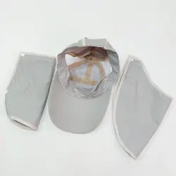 کلاه مهندسی نقاب بلند شالدار سه تیکه توری (KLT-T1584) – کلاهت