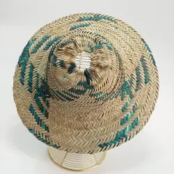 کلاه حصیری دستبافت ایرانی - عمده (KLT-1437)