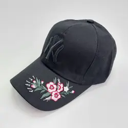 کلاه لبه دار NY نقاب گلدوزی - عمده (KLT-1374) – کلاهت