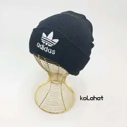 کلاه بافت گلدوزی سفید و مشکی - عمده (KLT-1808) – کلاهت