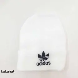 کلاه بافت گلدوزی سفید و مشکی - عمده (KLT-1808) – کلاهت