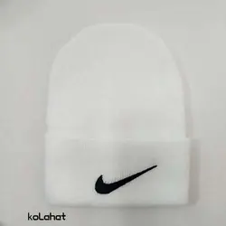 کلاه بافت گلدوزی سفید و مشکی - عمده (KLT-1808) – کلاهت