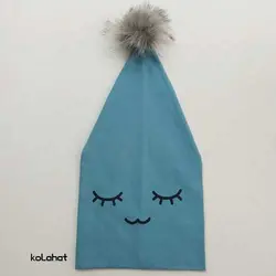 کلاه شیطونی پوم دار طرح پلک (KLT-M1851)