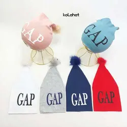 کلاه بچگانه شیطونی پوم دار طرح گپ (KLT-H1851)